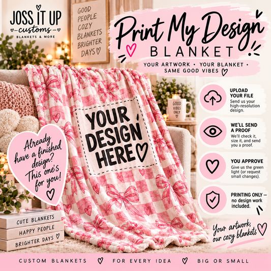 Print My Design Blanket