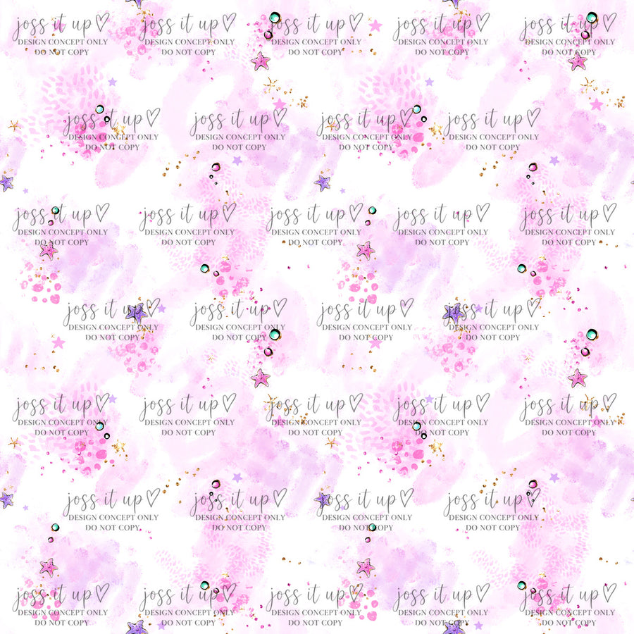 Pink Watercolor Sparkle