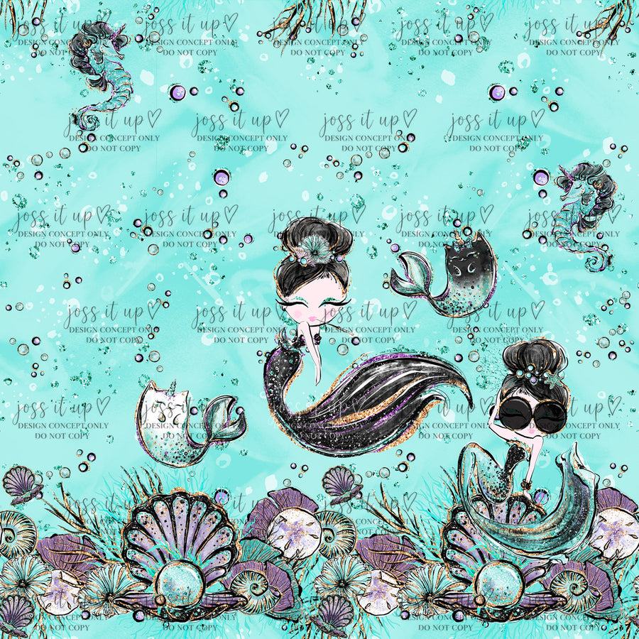 Aqua Mermaid Sea Life