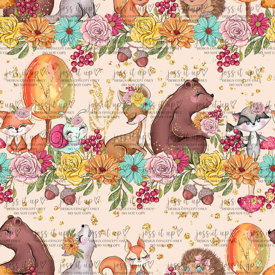 Blush Woodland Friends