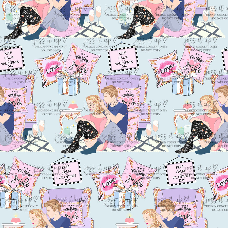 Cozy Valentine Couple