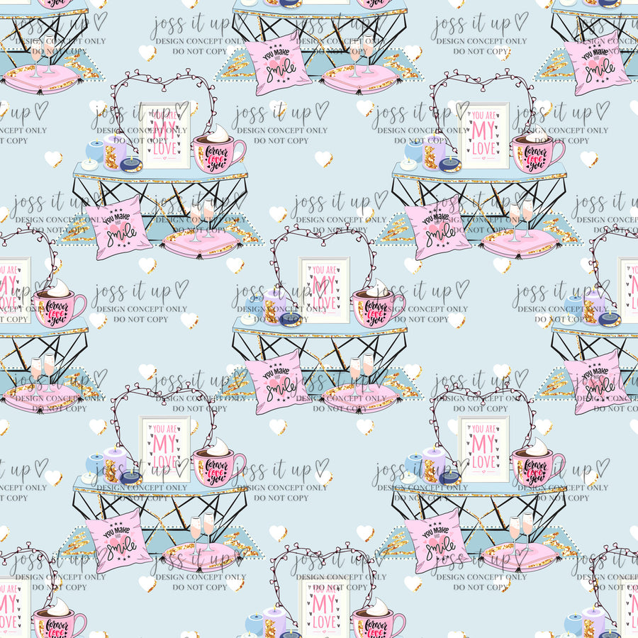 Pastel Valentine Love Table