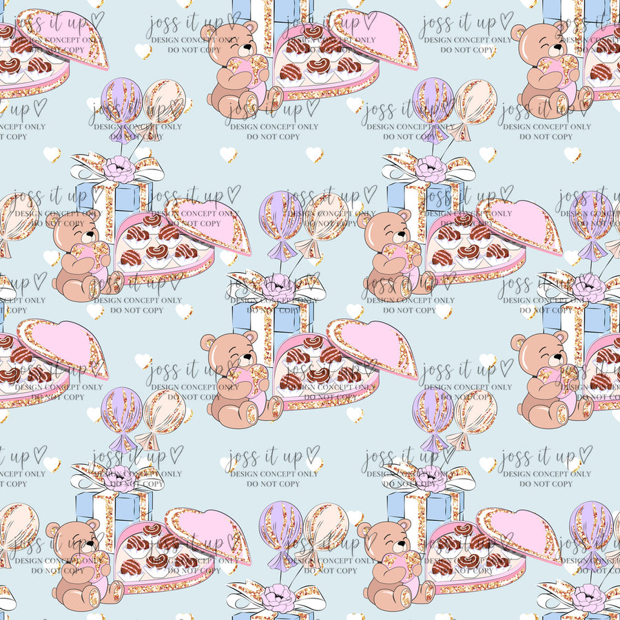 Pastel Teddy Valentine Gifts