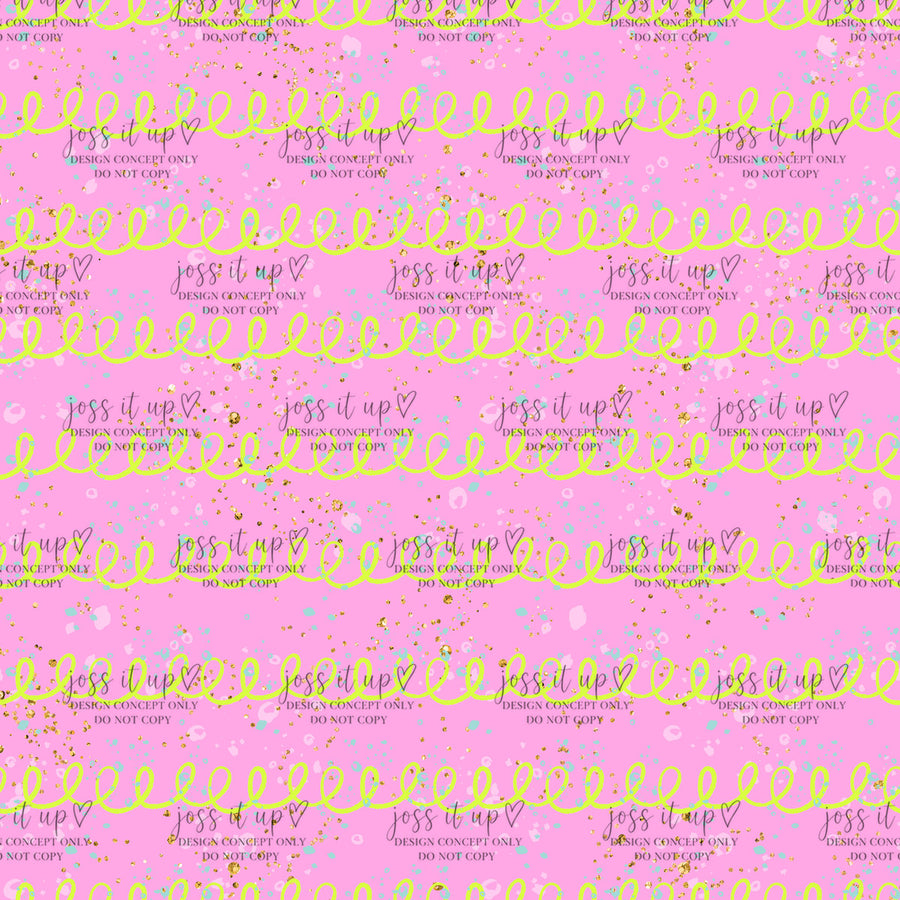 Pink Yellow Loops