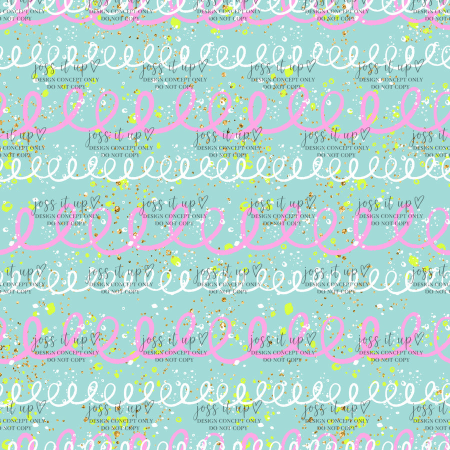 Aqua Pastel Loops
