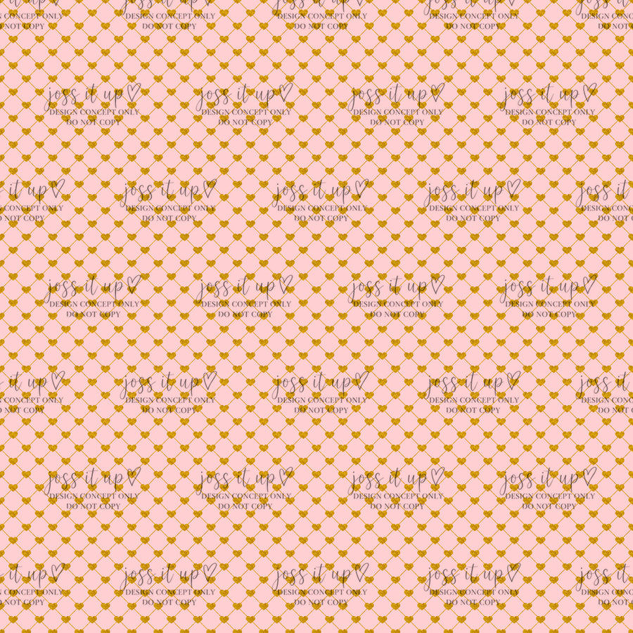 Blush Gold Heart Diamonds