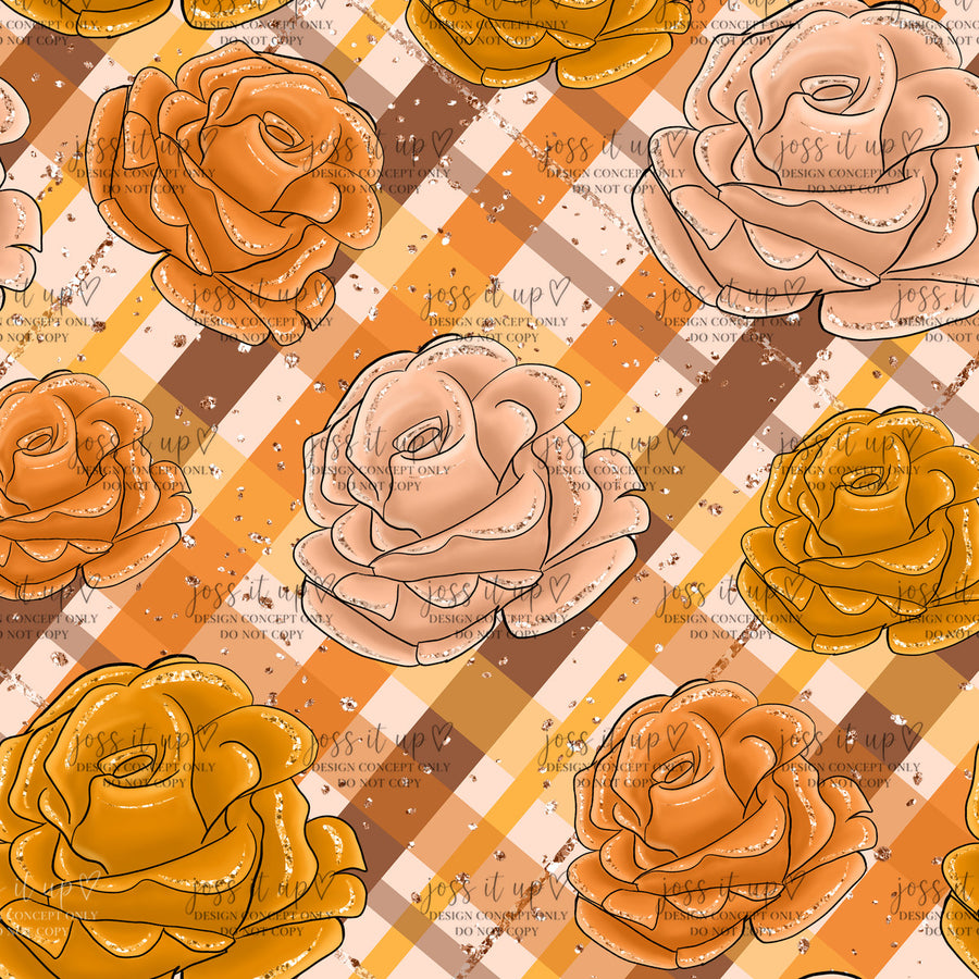 Autumn Rose Plaid