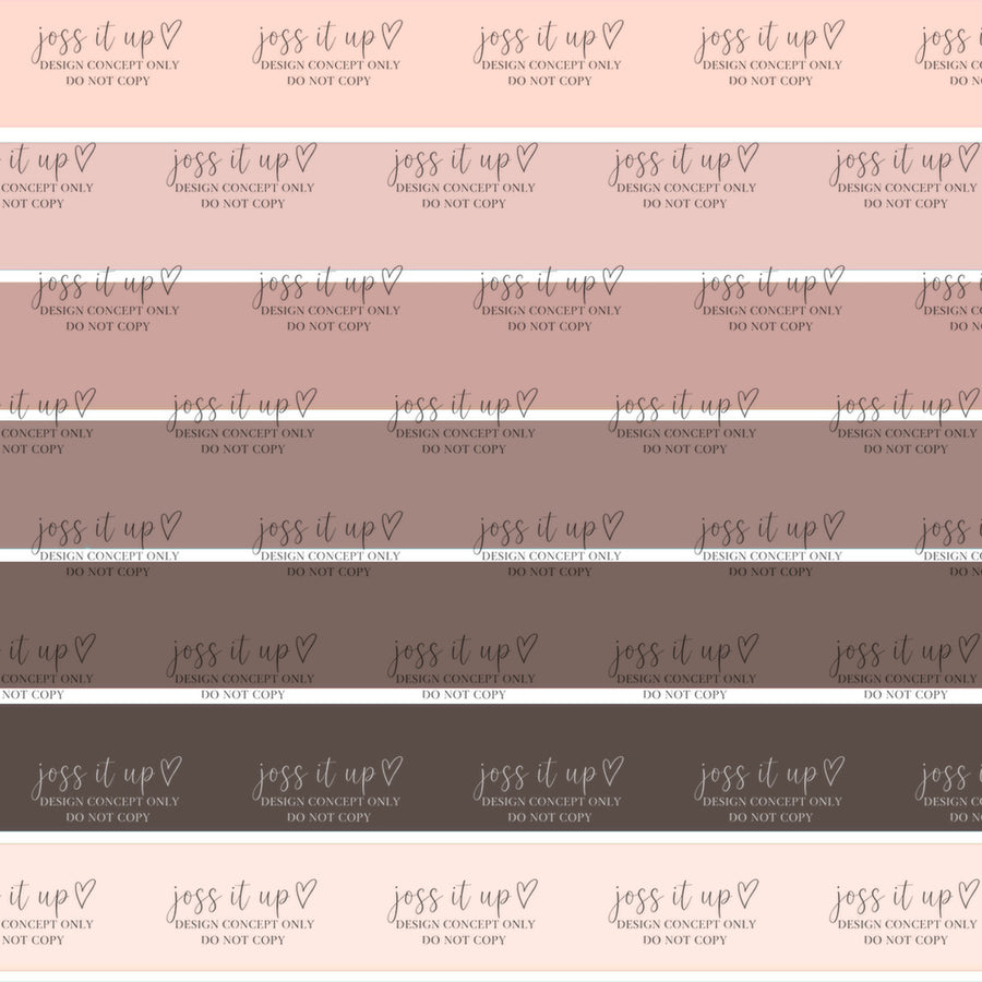 Blush Brown Tonal Stripes
