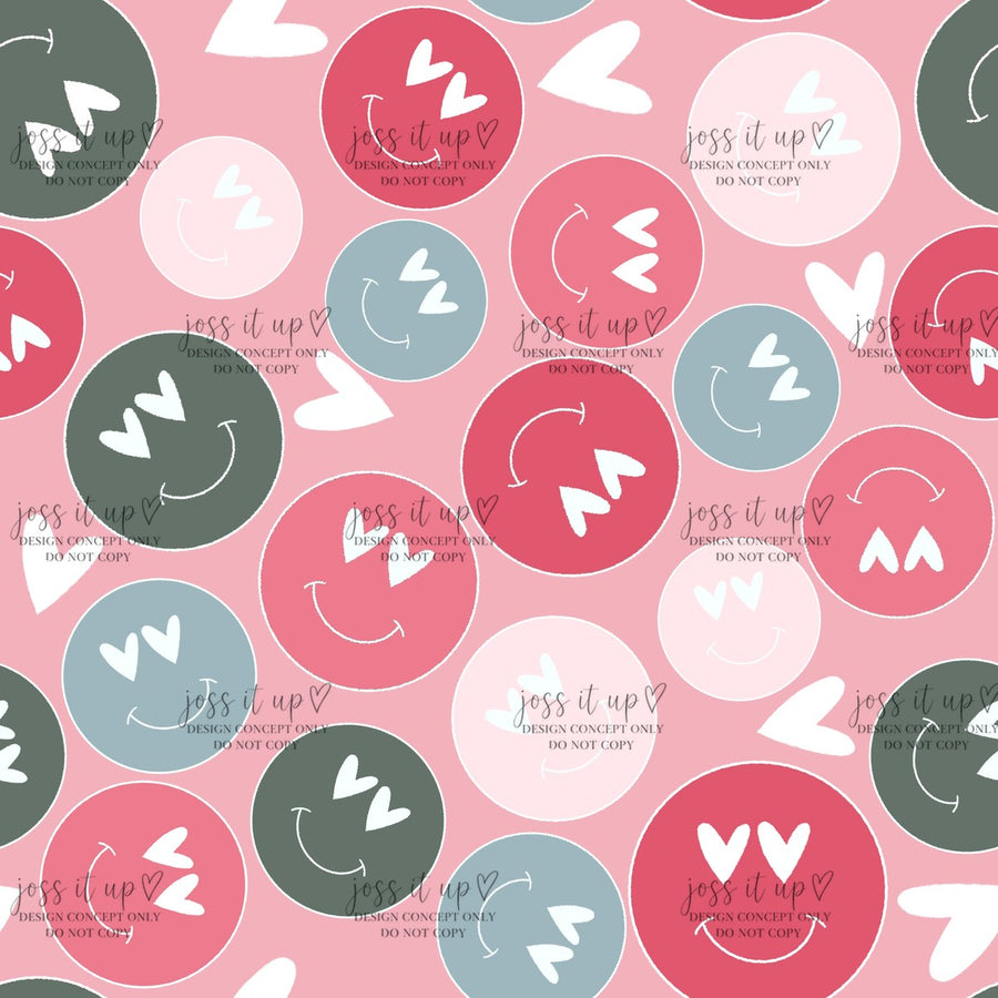 Valentine Smiley Hearts