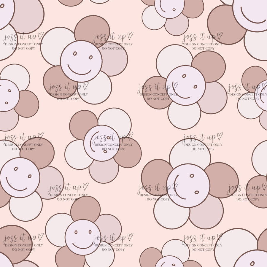 Blush Smiley Daisy Florals