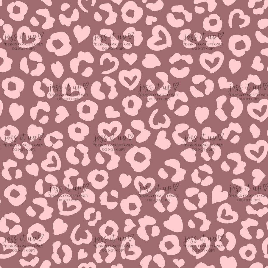 Mauve Light Pink Cheetah