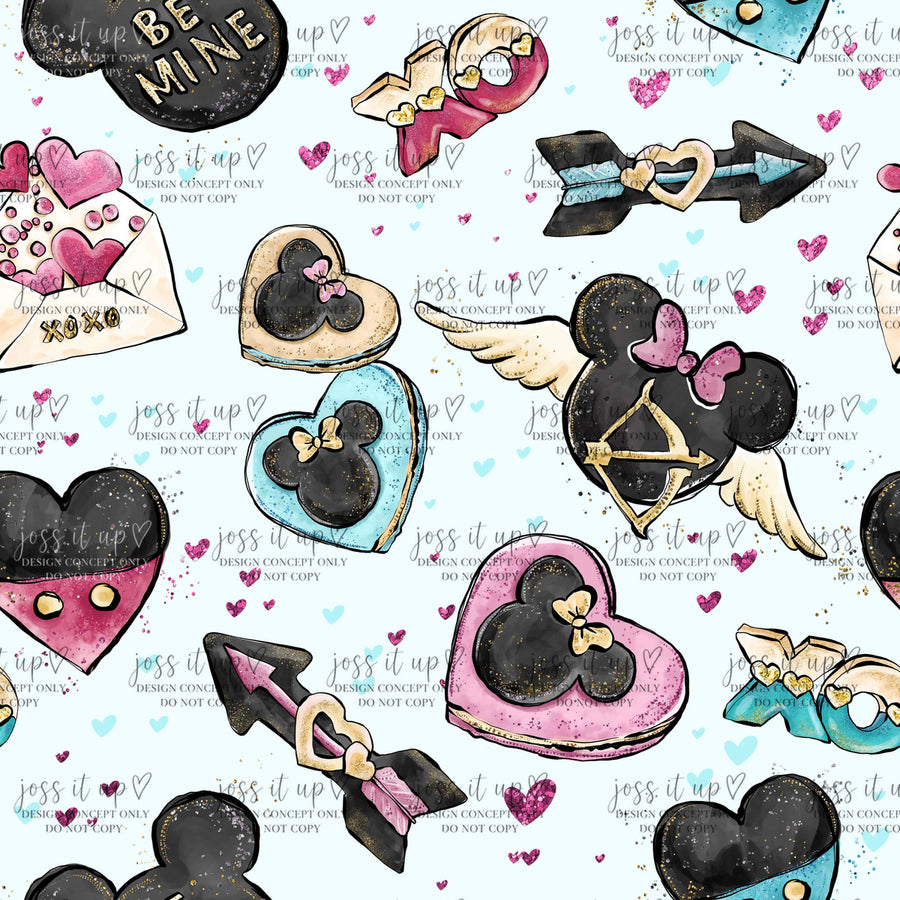 Sweetheart Mouse Icon Collage