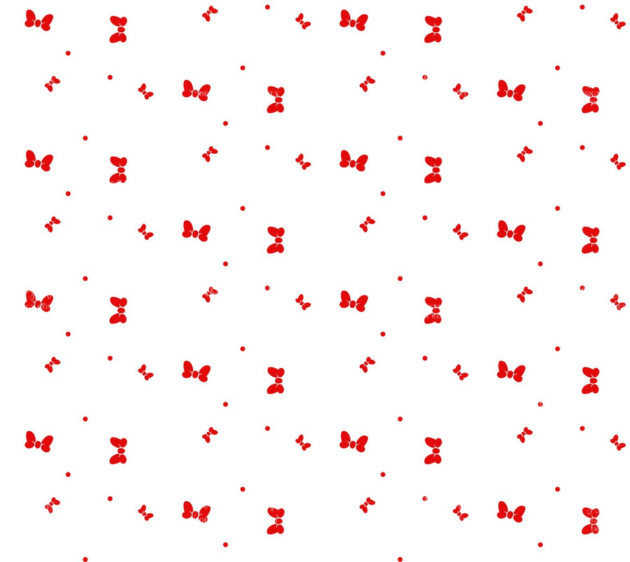 Seamless Pattern Mouse Love 1 WHITE