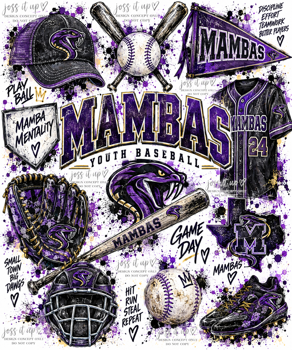 Mambas Spirit Collage fundraiser blanket