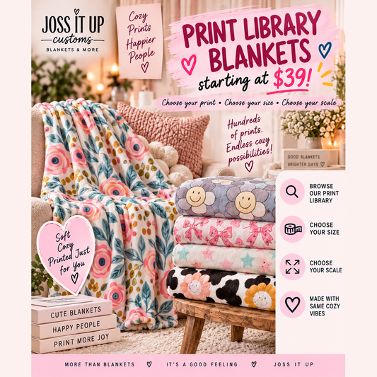 Joss It Up Print Library Blanket - starting at $39
